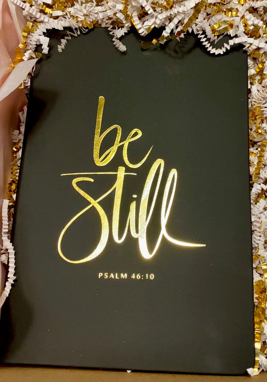 Be Still Journal Black