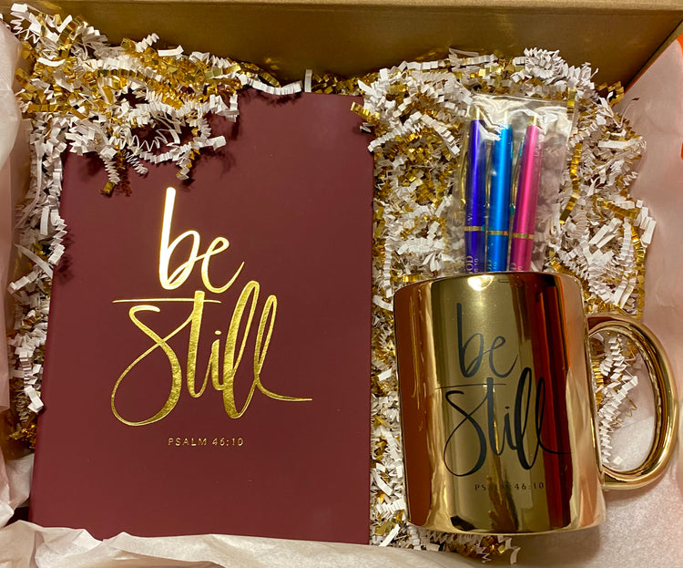 Be Still Gift Set Burgundy