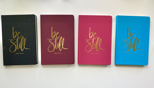 Be Still Journal Blue