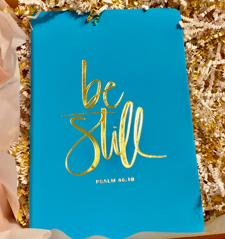 Be Still Journal Blue